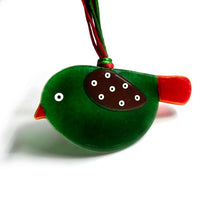 Hanging Birdie  - Green Red