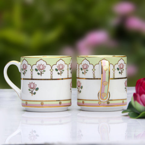 'Pichwai Kamal' Tea Cups (250ml) - Set of two