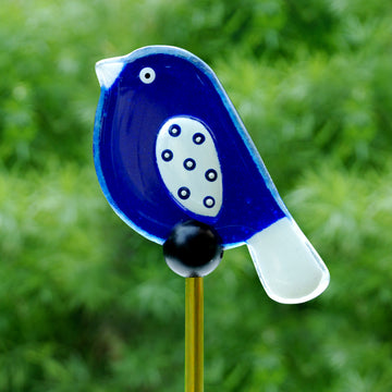 Birdie Garden Stakes  - Blue & White