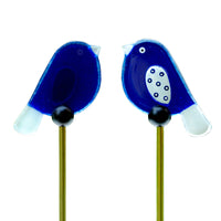 Birdie Garden Stakes  - Blue & White