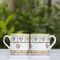 'Pichwai Kamal' Tea Cups (250ml) - Set of two
