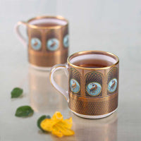 ‘Mayur Dwar’ Tea Cups (250ml) - Set of Two