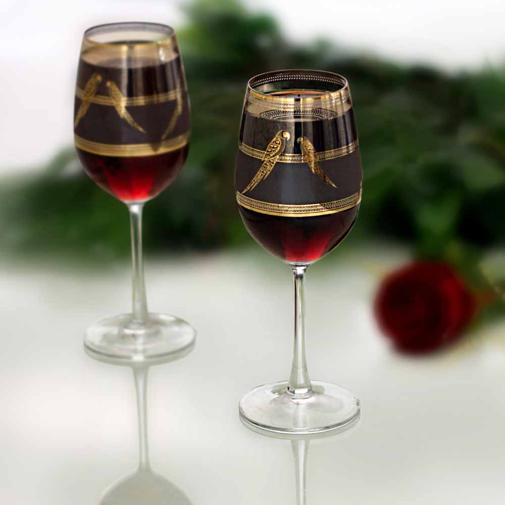 'Mitthu' Wine Glasses - (Set of Two)
