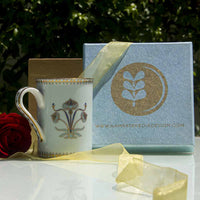 'Parchin Kari' Mugs - Blue (280ml)