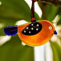 Hanging Birdie  - Orange Blue