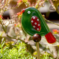 Birdie Garden Stakes  - Green & Red