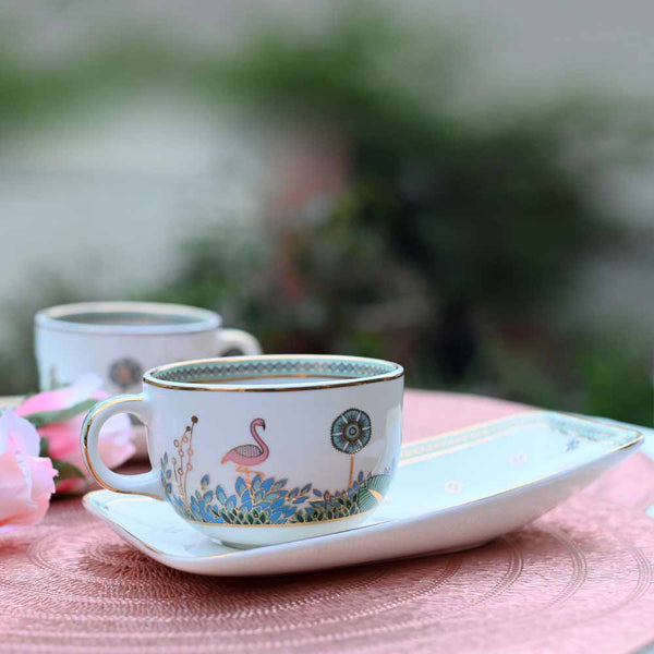 Bundi Mahal' Tea Cup Cookie Plate (230ml) – Namrata Kedia Design