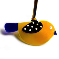 Hanging Birdie  - Yellow Blue