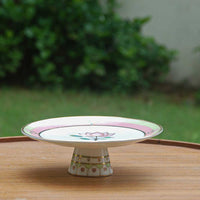 Pichwai Kamal Mithai Plate (7in dia x 2.5in height) - Small
