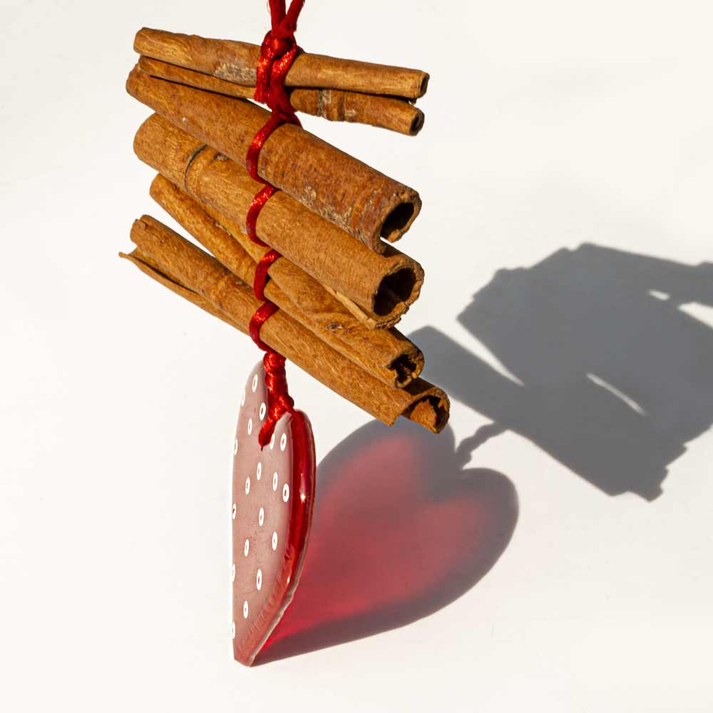 Cinnamon Heart Hanging