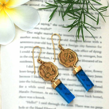 Ocean Coin Danglers