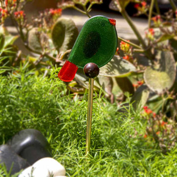 Birdie Garden Stakes  - Green & Red