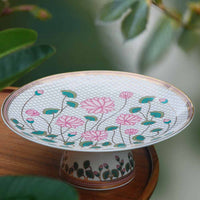 'Saroja' Mithai Plate (10in dia x 3.5in height))