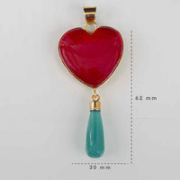 Scarlet Heart Pendant