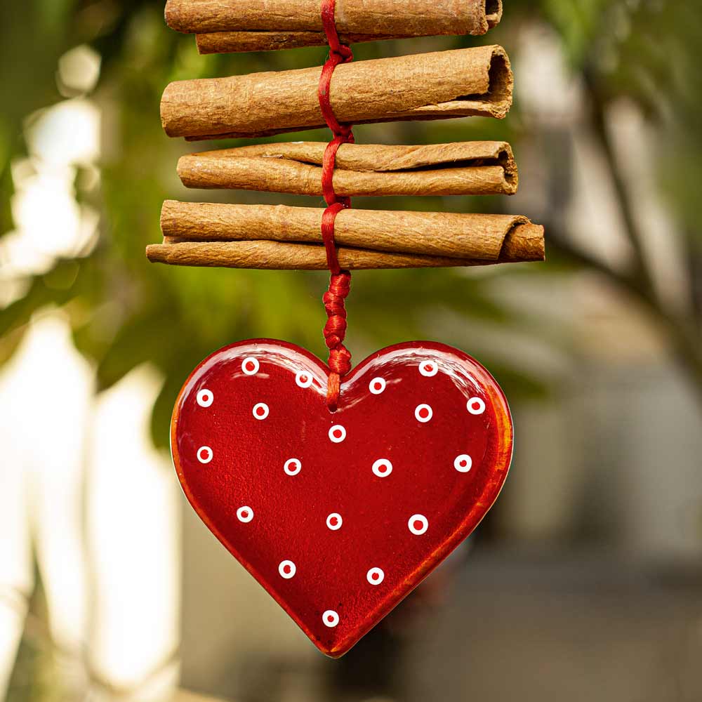 Cinnamon Heart Hanging – Namrata Kedia Design