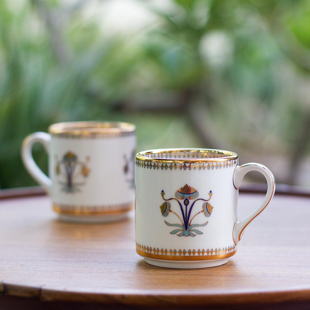 'Parchin Kari' Tea Cups (250ml) - Set of Two