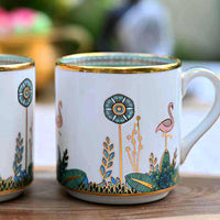 'Bundi Mahal' Tea Cups (250ml) - Set of Two