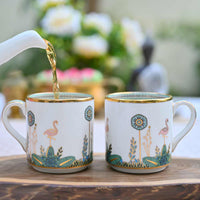 'Bundi Mahal' Tea Cups (250ml) - Set of Two