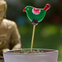 Bright & Quirky Pot Planter  - Green & Red