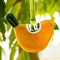 Little Quirky Studio Glass Hanging Birds - Yellow Ochre Green