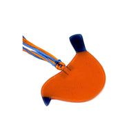 Little Quirky Studio Glass Hanging Birds - Orange & Blue