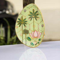 'Pichwai Kamal' Organic Plate (8in x 5.5in)