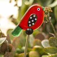 Birdie Garden Stakes  - Red & Green