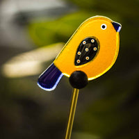 Birdie Garden Stakes  - Yellow & Blue