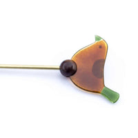 Bright & Quirky Pot Planter  - Yellow Ochre & Green
