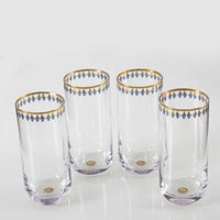 ‘Parchin Kari’ Glasses (375ml)-(Set of Four)