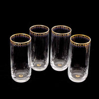 ‘Parchin Kari’ Glasses (375ml)-(Set of Four)