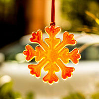 Gorgeous Studio Glass Snowflake