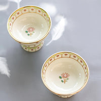 'Pichwai Kamal' Mithai Bowl (Set of Two)